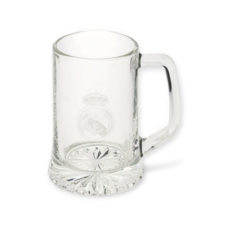 REAL MADRID JARRA MEDIANA 280 ML ESCUDO EN CAJA
