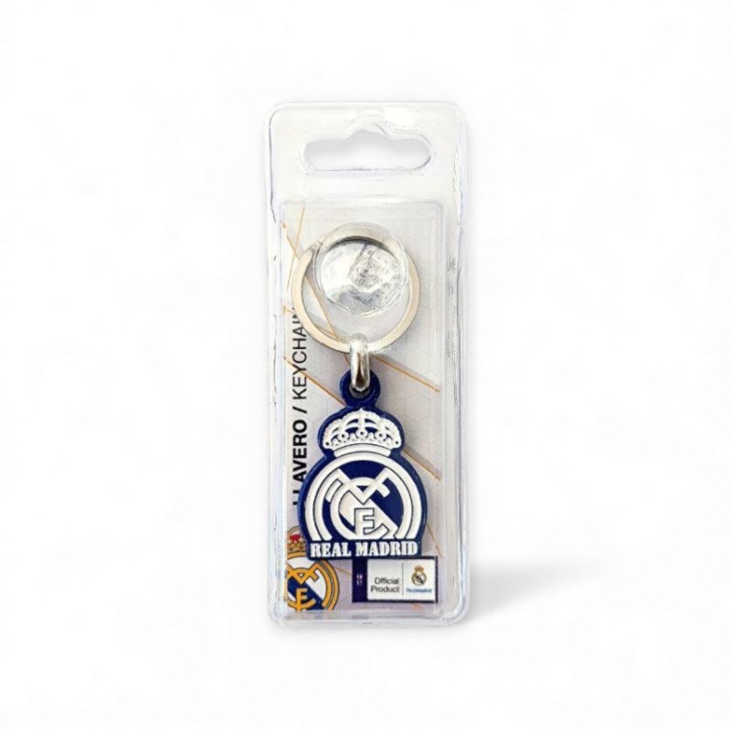 LLAVERO REAL MADRID ESCUDO CIRCULO
